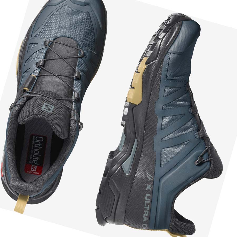 Salomon X ULTRA 4 GORE-TEX Erkek Yürüyüş Ayakkabısı Mavi | TR 3588NWY